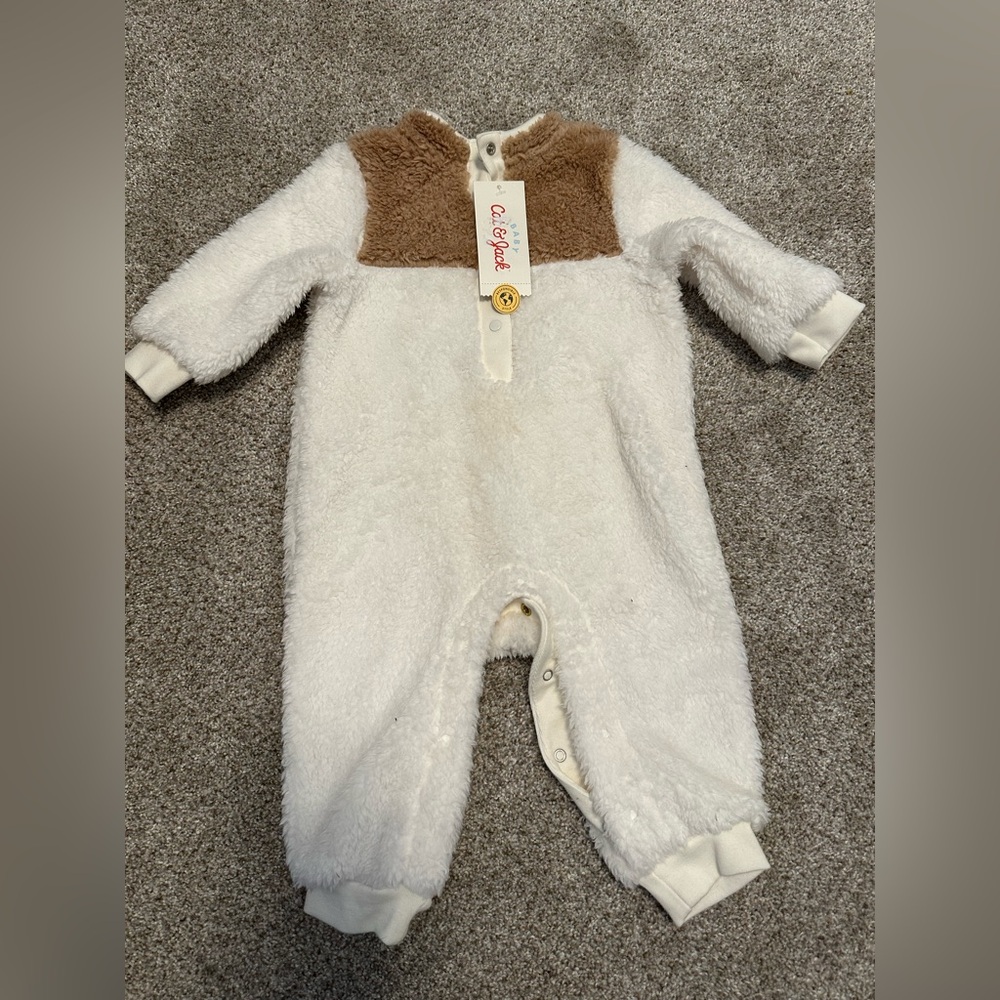 Cat & Jack‎ Sherpa One Piece - White and Brown